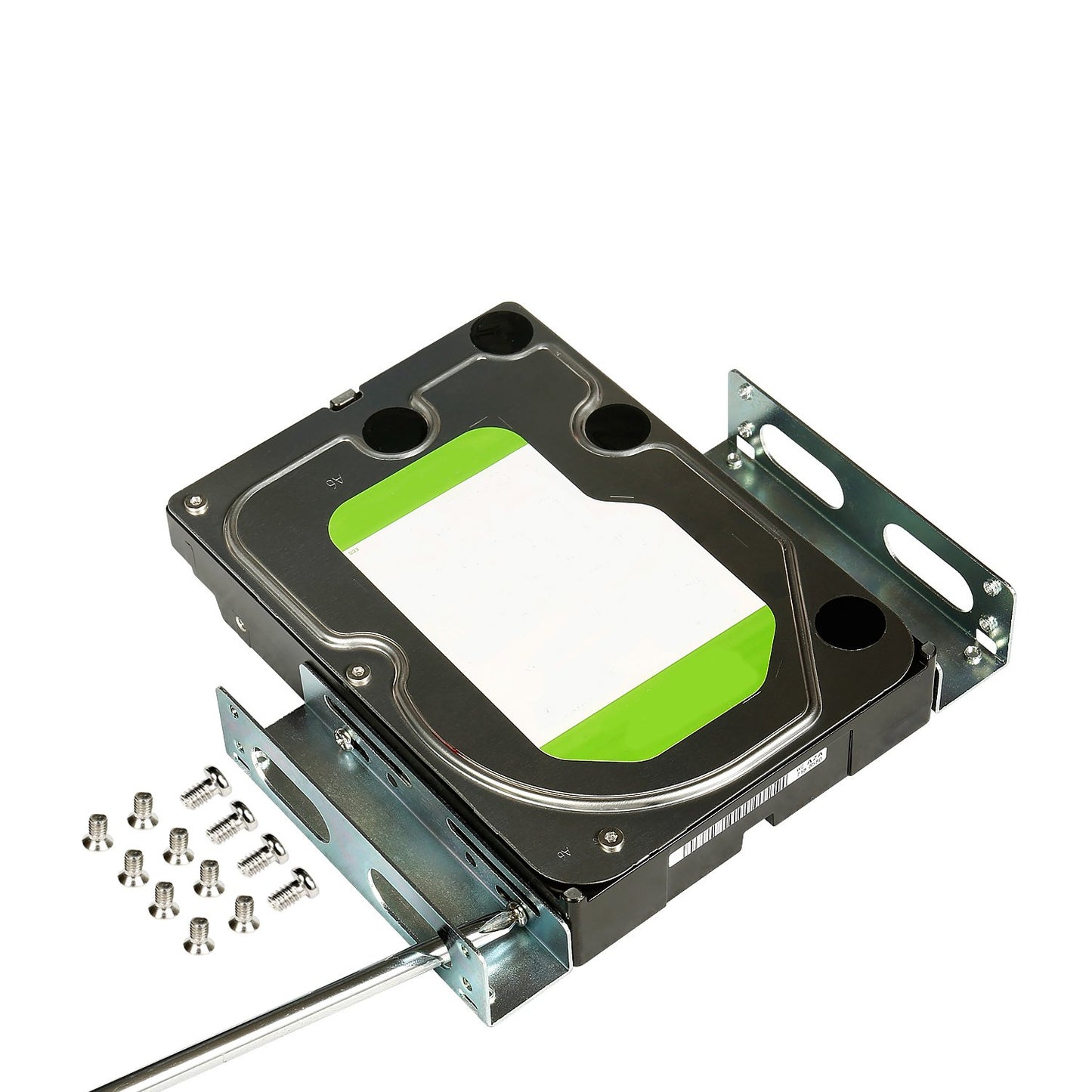 HDD Hard Drive Metal Mounting Bracket Adapter, Convert Any 3.5 in HDD Into One 5.25 in Drive Bay?1x3.5 to 5.25 in?