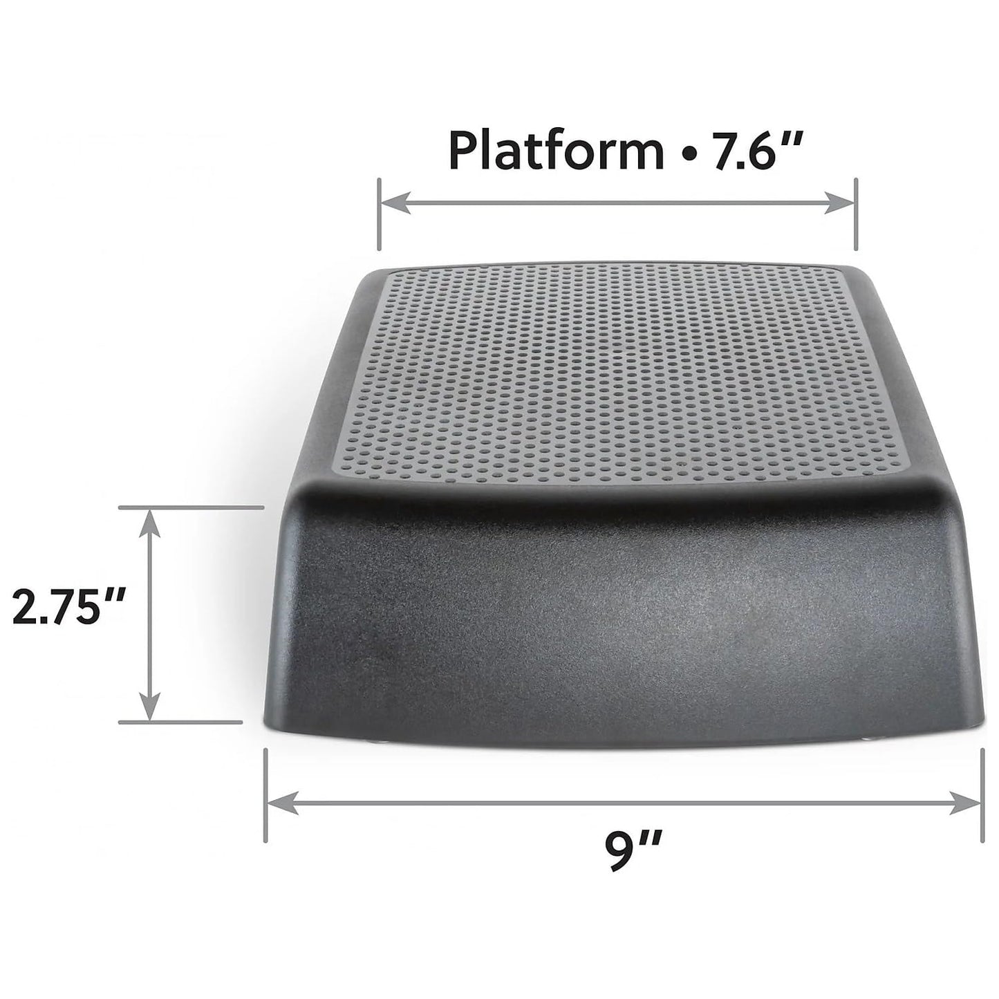 Allsop ErgoRiser Monitor Stand - Made in the USA, with US Sourced ABS Plastic