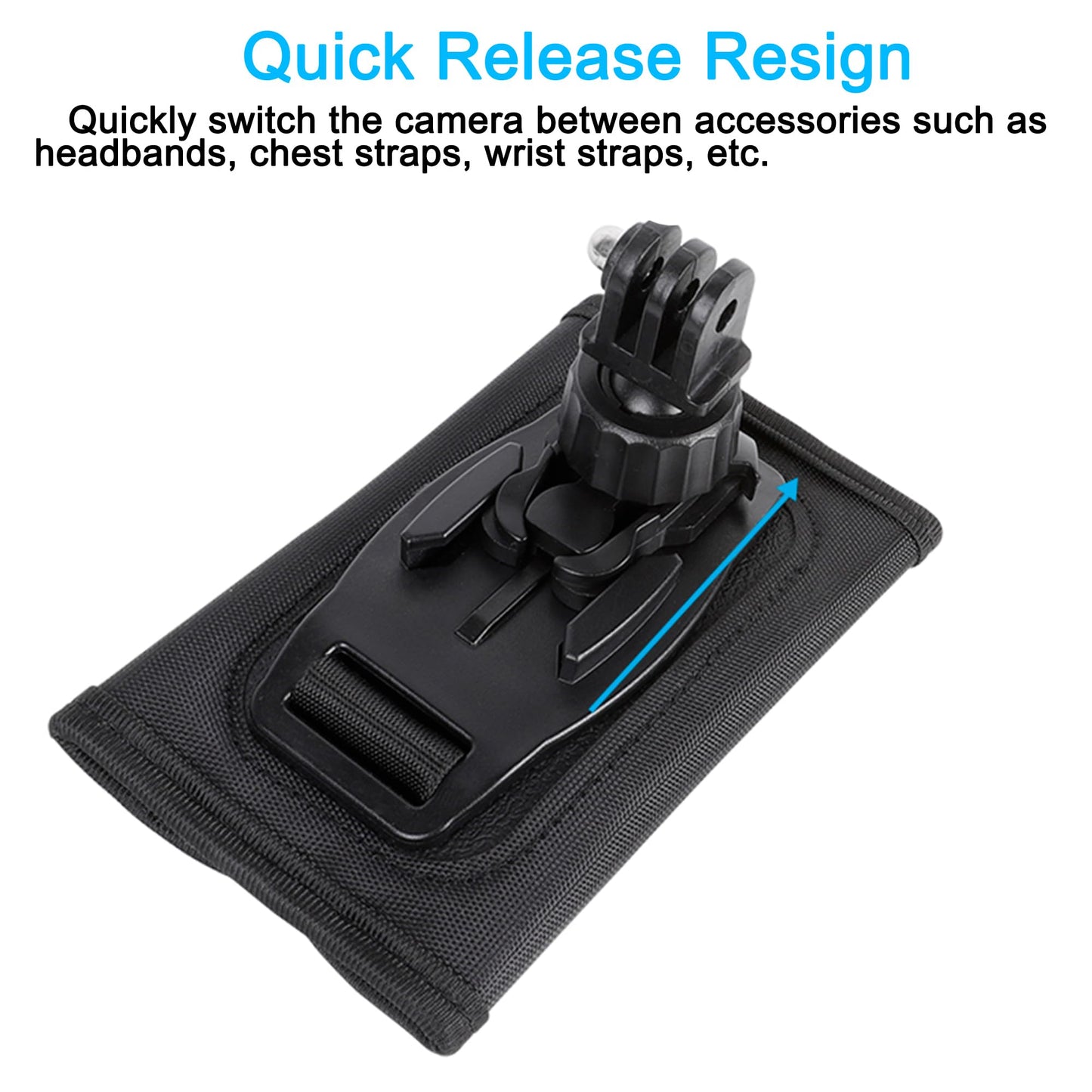 PellKing Backpack Mount for DJI Osmo Pocket 3 Camera, with Pocket 3 Expansion Adapter Accessories,Compatible GoPro Action Camera