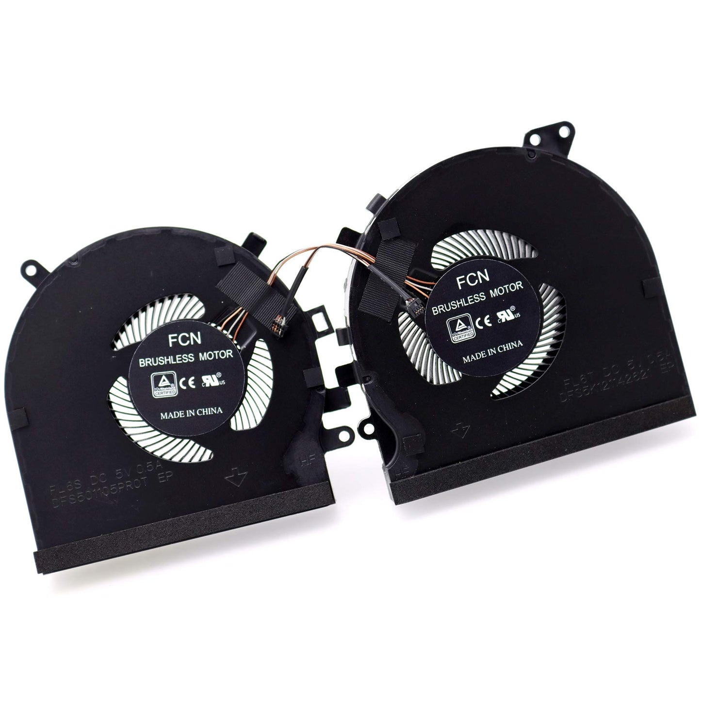 Deal4GO CPU Cooling Fan DFS501105PR0T FM5D w/GPU Cooler Fan DFS5K121142621 FLK7 for Razer Blade 15 GTX1060 RZ09-027 RZ09-0270 RZ09-0300