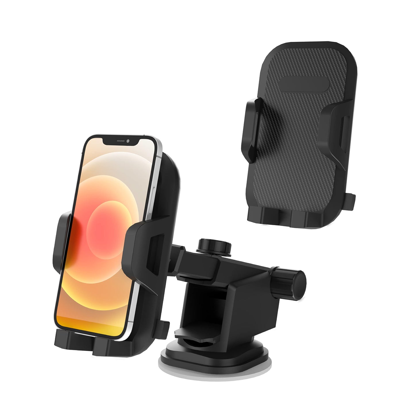 TALK WORKS Car Windshield & Dash Phone Holder Compatible w/iPhone 15/15 Pro/15 Pro Max, 14/14 Plus/14 Pro/14 Pro Max, 13/Mini/Pro/Max, Apple & Android