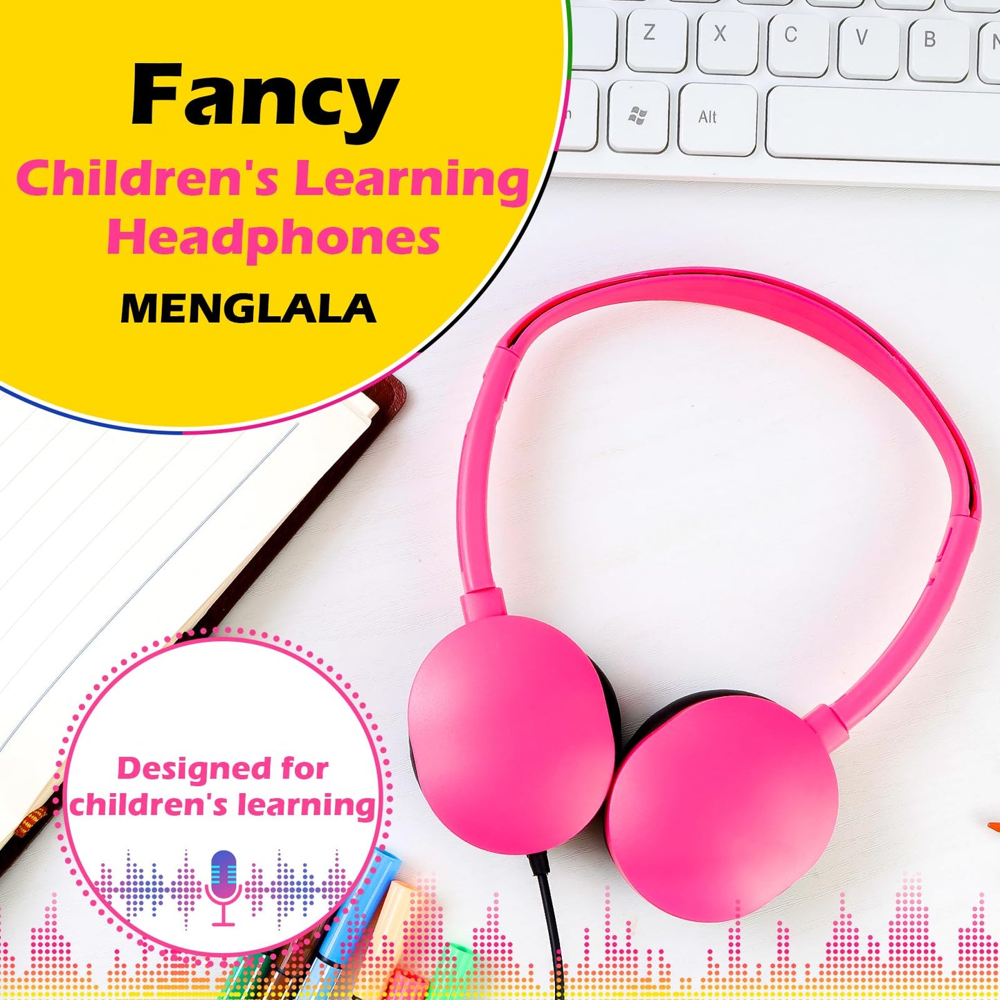 MENGLALA Kids Headphones Bulk 10 Pack for Classroom School,Wholesale Earphones Class Set of Headphones for Students Teens Children 3.5mm Jack Multi
