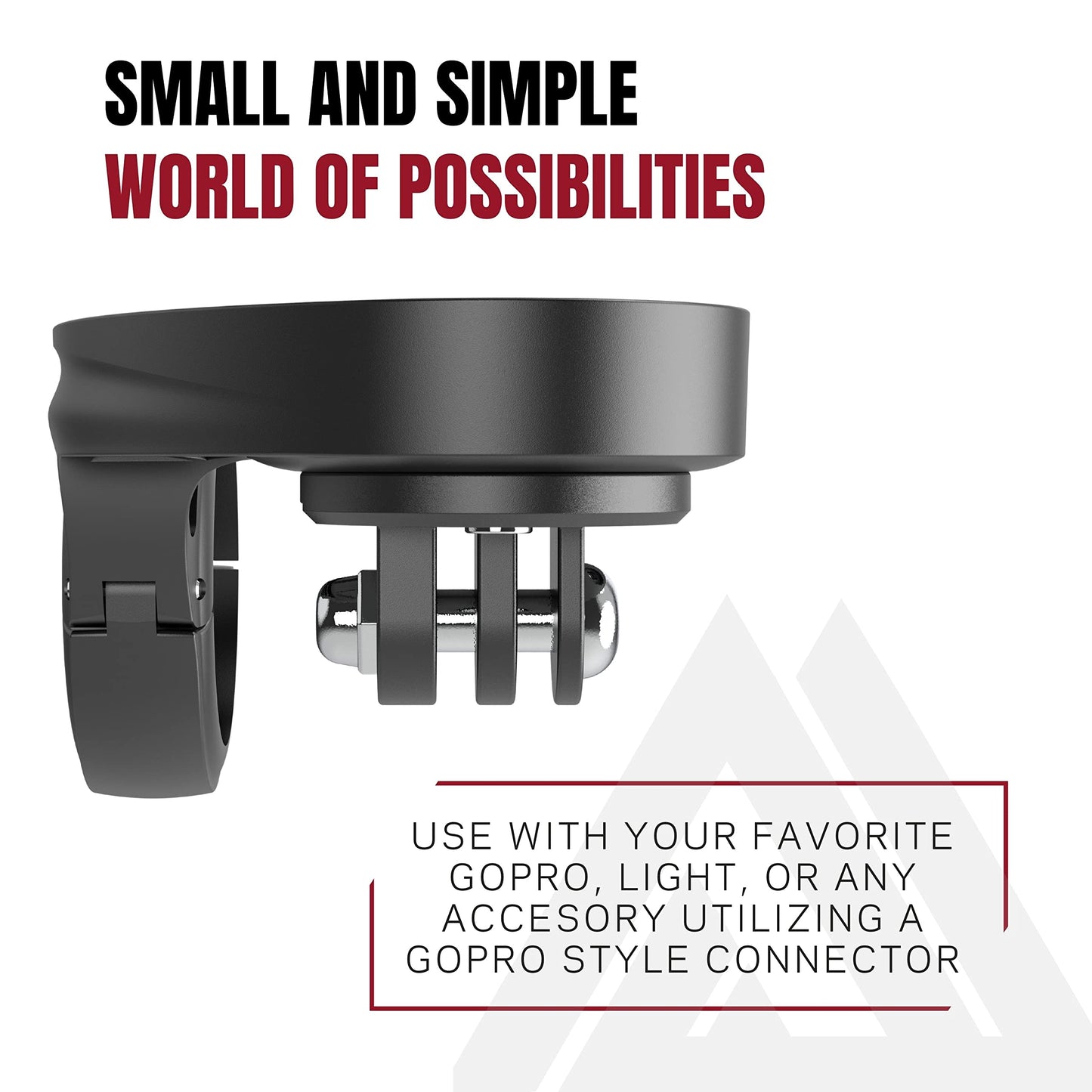 KOM Cycling GoPro Adapter for Garmin Bike Mounts and Wahoo Elemnt Mounts