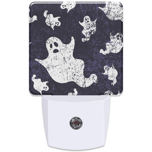 KXWQTRDD Halloween Ghosts Funny Night Light Plug into Wall,Night Lights with Dust to Dawn Sensor,Auto Turn on and Off,Glow Nightlight