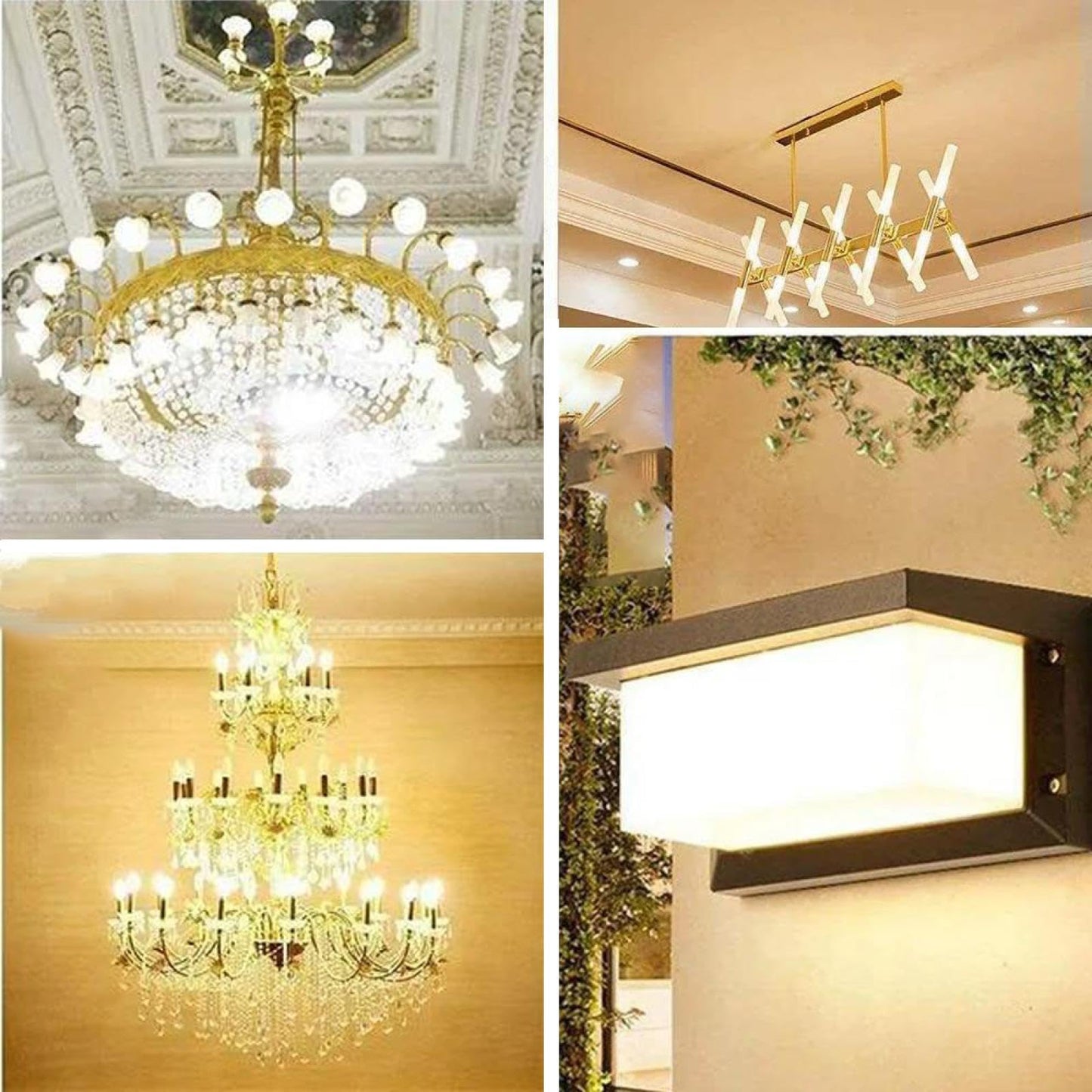 WOLTHID G9 220V Halogen Light Bulbs G9 120V 20W 40W 60W Halogen Bulbs Dimmable 2700K Warm White for Wall Light Crystal Lamp 220V-10PCS 20W