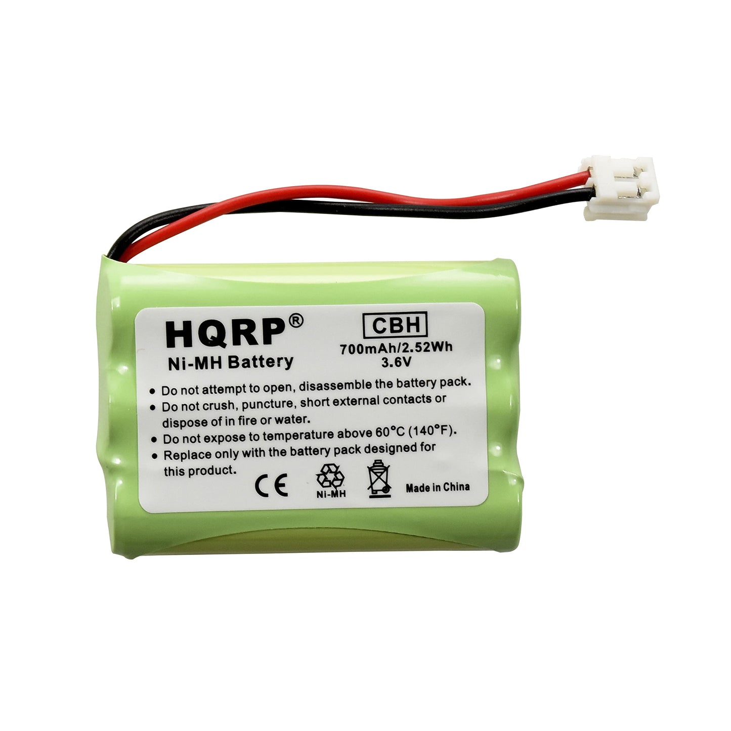 HQRP Phone Battery Compatible with Clarity C435, C440, C600, W425, W425 Pro Cordless Telephone