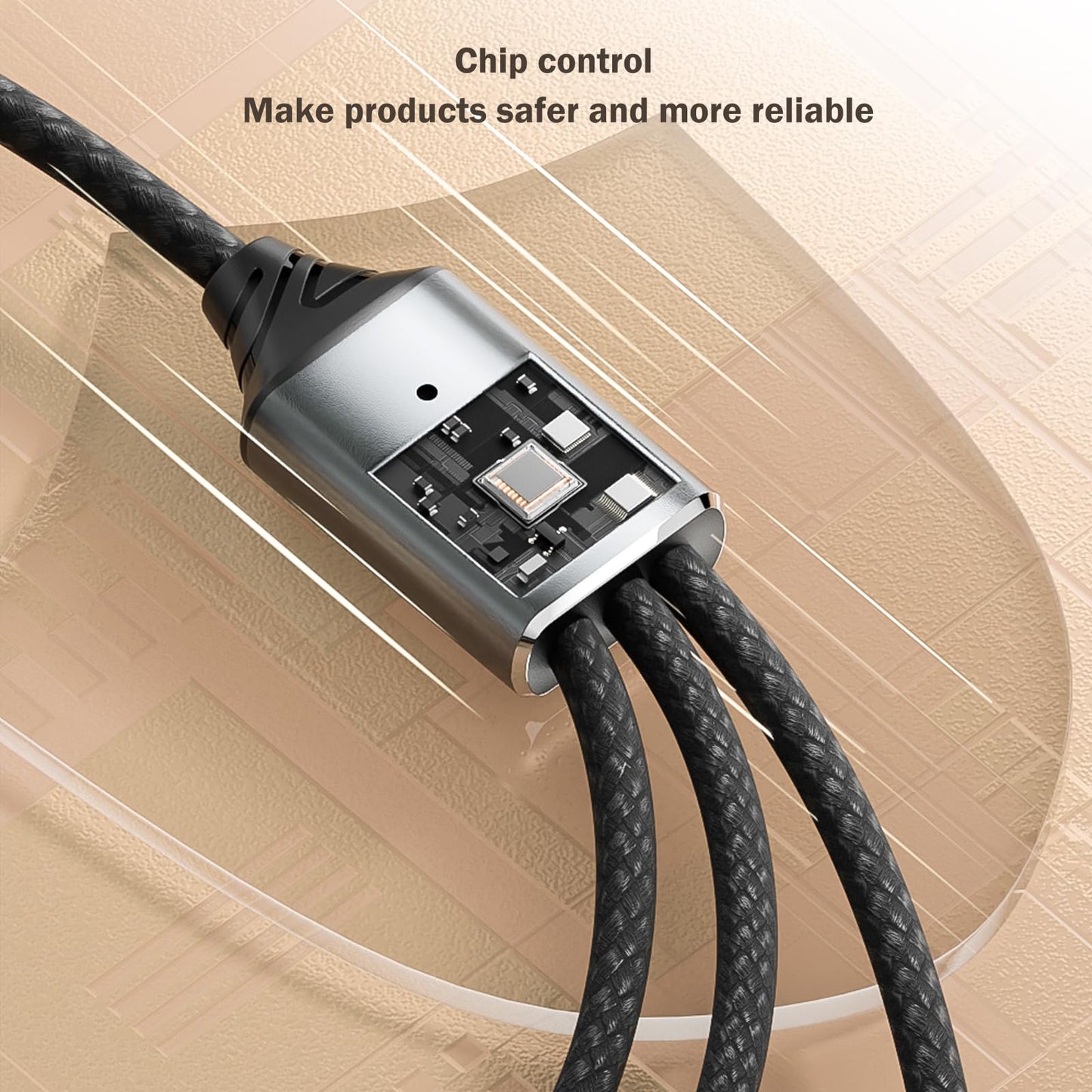 TFAK 0.8Ft USB2.0 Adapter, USB Splitter Y, USB1 in to 3 Out Extender Cable,for Car/Mac/Xbox/Laptop/Tablet/Smartphone Data Transmission?Black