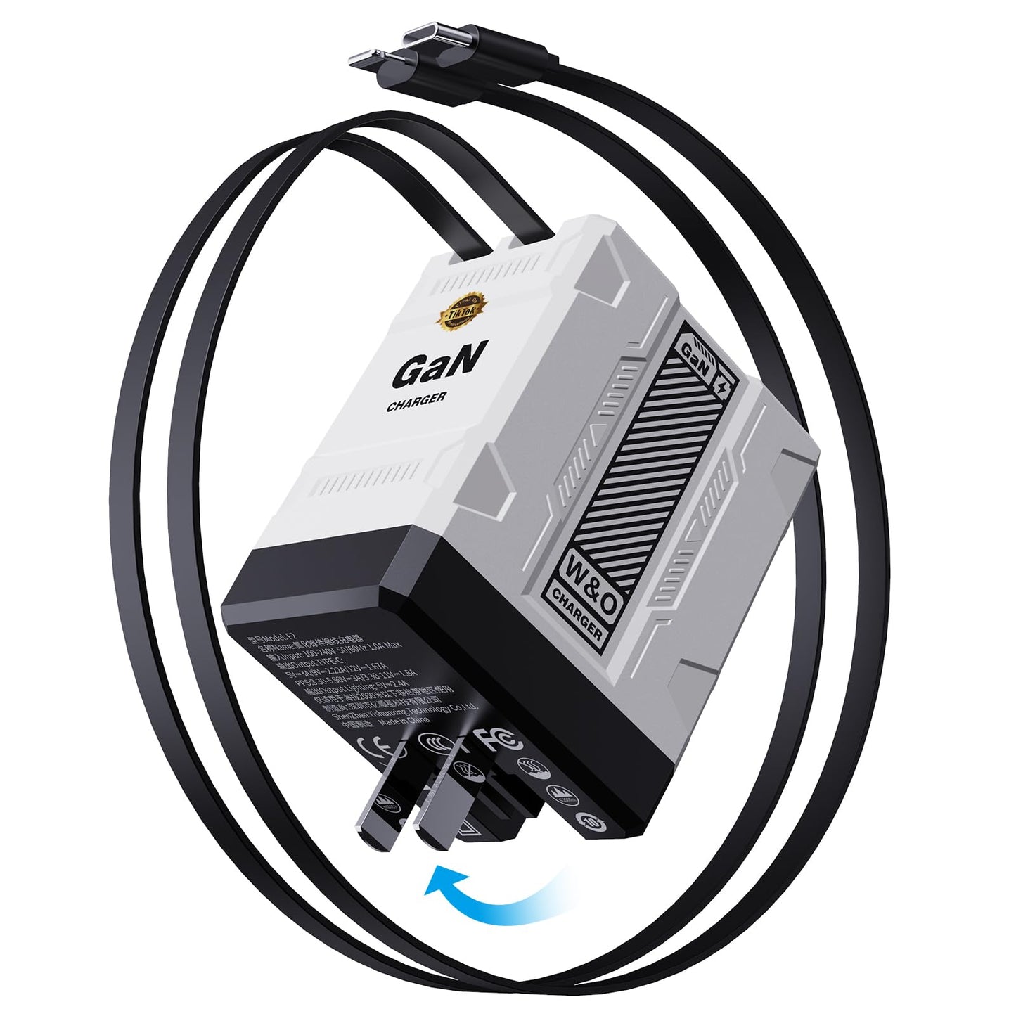 W&O 66W GaN Charger Fast Charging