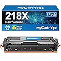 myCartridge Compatible Toner Cartridge Replacement for 218A 218X for Color LaserJet Pro 3201dw MFP 3301fdw 3301cdw 3301sdw Printer Ink W2180A W2180X