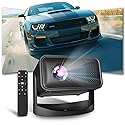 UCOCARE Smart Mini Projector with WiFi and Bluetooth, Native 1080P 4K Supported Portable Projector for Bedroom Ceiling, Auto Keystone & Electric