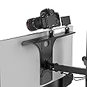 HumanCentric DSLR Monitor Mount Large, Desk Camera Mounting, Light Webcam, Microphone Shelf for Monitor VESA Arm, Replace Clamp Tripods, 100x100mm