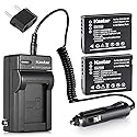 Kastar Battery (X2) & AC Travel Charger for Leica BP-DC7, BP-DC7-E, BP-DC7-U, BP-DC-U, BP-DC and Leica V-Lux 20, V-Lux 30, V-Lux 40 Digital Cameras