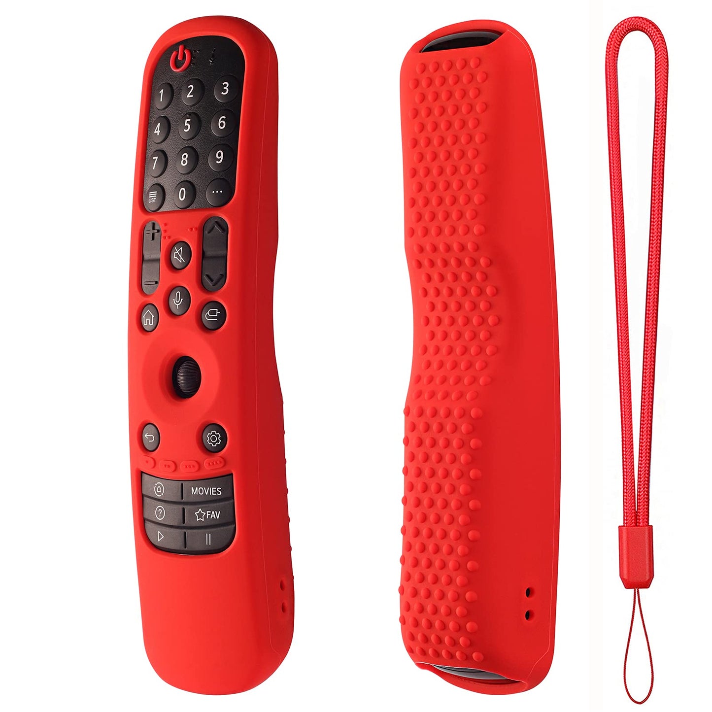 Hi Color Silicone Cover for MR24GA/MR21GA/MR22GN/MR23GA Protective Case Compatible with LG Magic TV C2 C3 G3 OLED Remote Control Slicone Sleeve
