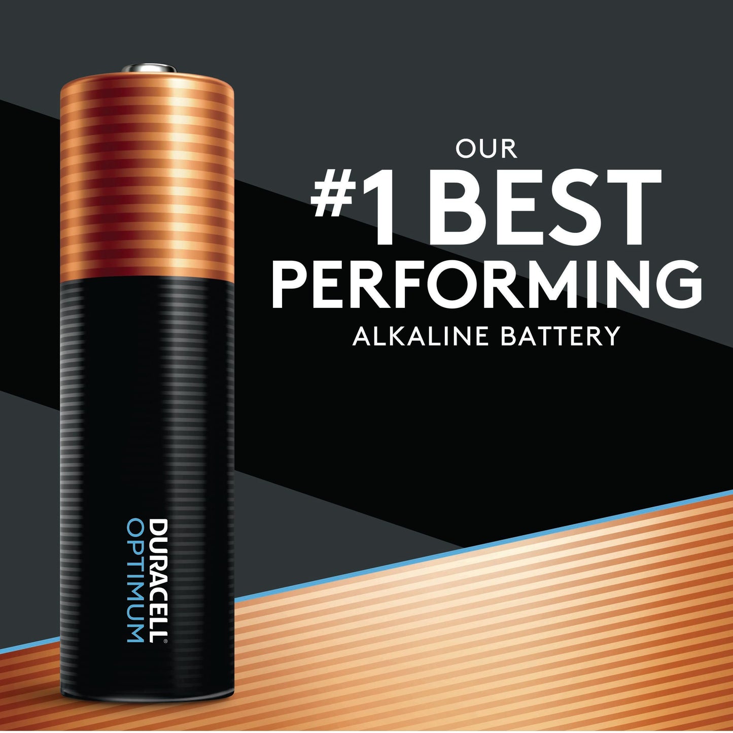 Duracell Optimum AA Batteries 28 Count with POWER BOOST Ingredients, Re-closable Pack for a Quick, Easy Access and Organized Storage