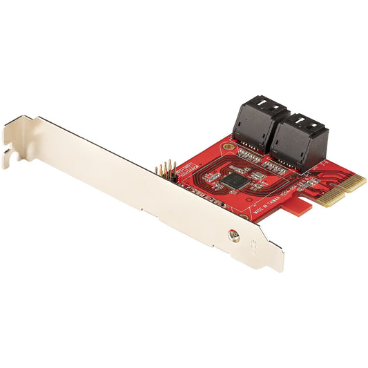 StarTech 4-Port SATA III 6Gbps PCIe Card, Non-RAID (4P6G-PCIE-SATA-CARD)