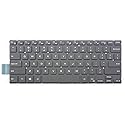New Laptop Backlit Keyboard (Without Frame) Replacement for Dell Inspiron 14 7460 Latitude 13 3379 3390 3490, US Layout Black Color