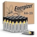 Energizer AA Batteries Alkaline Power, 20 Count Alkaline Double A Battery Pack