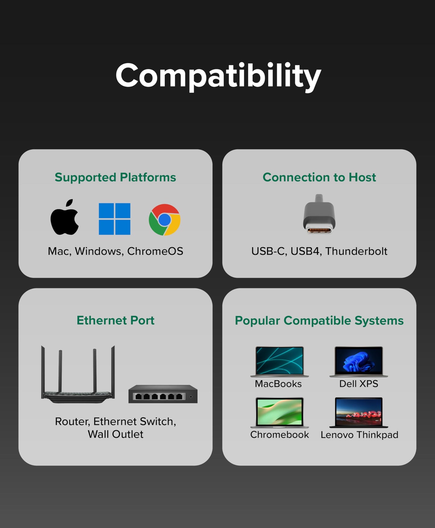 Plugable 5Gbps USB-C Ethernet Adapter | 5000Mbps Wired Network for Windows, macOS, and ChromeOS Laptops and Desktops | Realtek RTL8157 | Supports