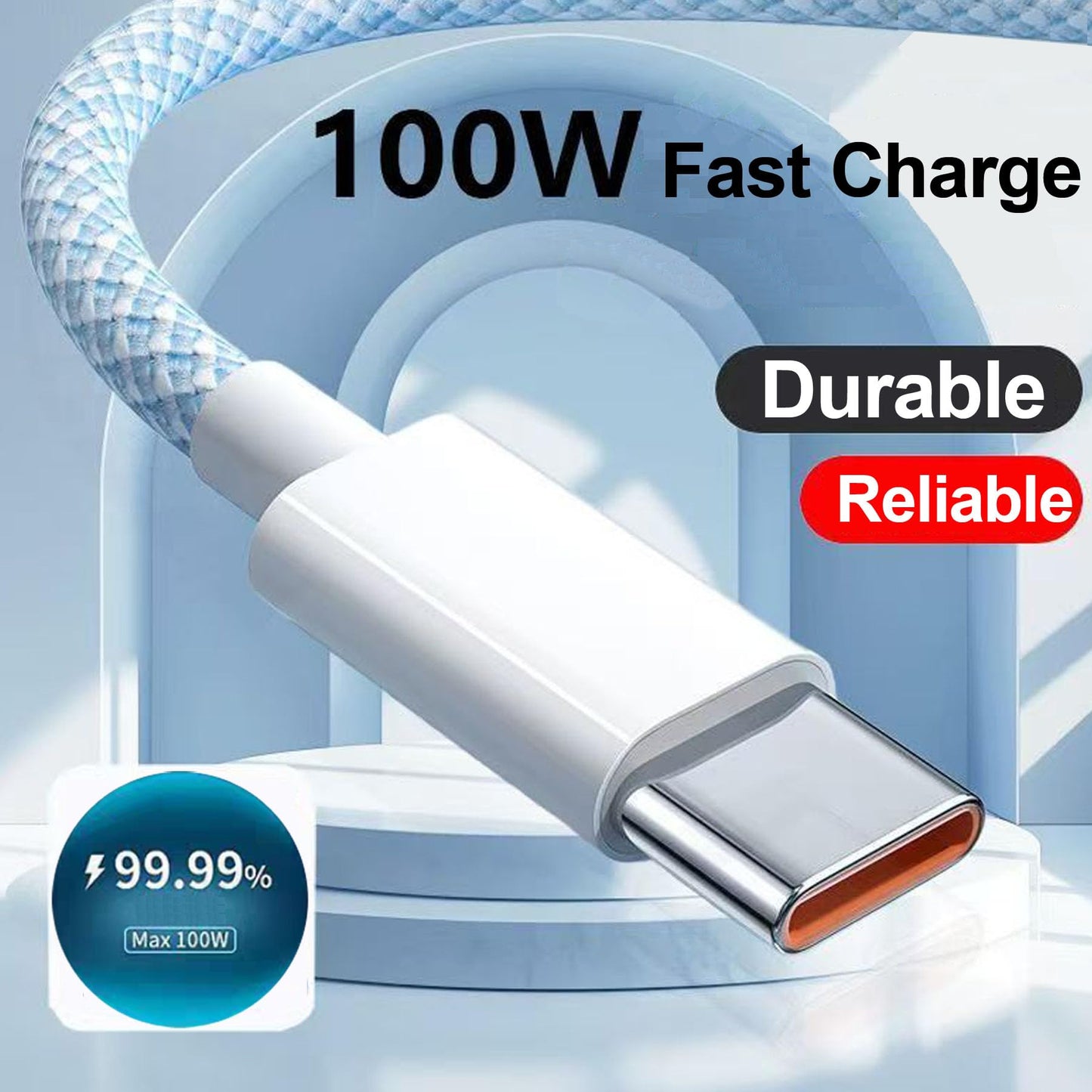 ZZrszhp Label Maker USB Type-C Charger Cable - Compatible with NIIMBOT B1, Nelko P21, PHOMEMO M250/M110/A30/M221/M260 | Durable Fast-Charge Nylon