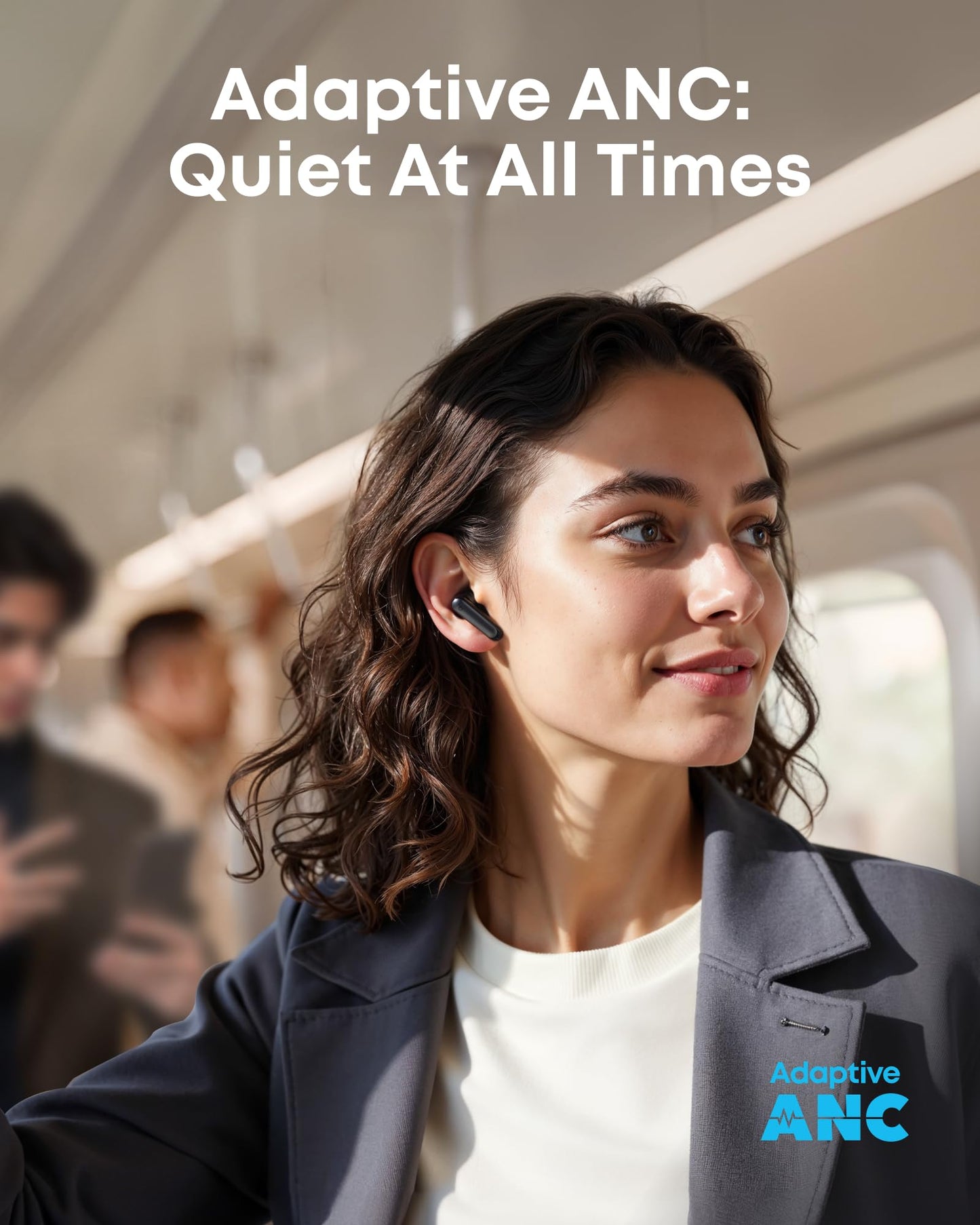 Soundcore P41i by Anker, Adaptive Noise Cancelling Earbuds with Portable Phone Charger, Only for USB-C Charging, 12H Playtime, 192H with Case, 6-Mic…