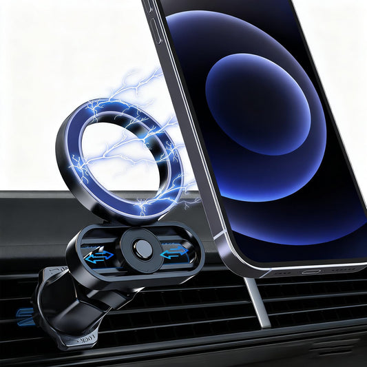 Mag-Safe Car Mount, Adjustable [Quick Install] Ultra Magnetic car phone holder, Air Vent Phone Holders for Your Car, Car Accessories Fit for iPhone 17