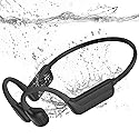 Liquid Silicone Swimming Headphones-Bone Conduction Headphones, IP68 Waterproof Underwater Earphones, LiteSurge Bluetooth Soft/Skin Open Ear Swim…