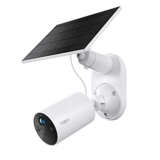 Tapo SolarCam 1080p Outdoor Wireless Security Camera - Battery Power with Solar, Person Detection, Subscription-Free Local Storage or Optional Cloud