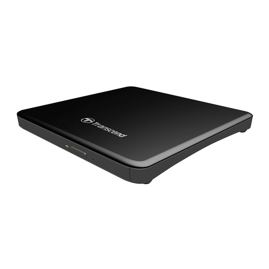 Transcend 8K Extra Slim Portable DVD Writer Optical Drive (TS8XDVDS-K)