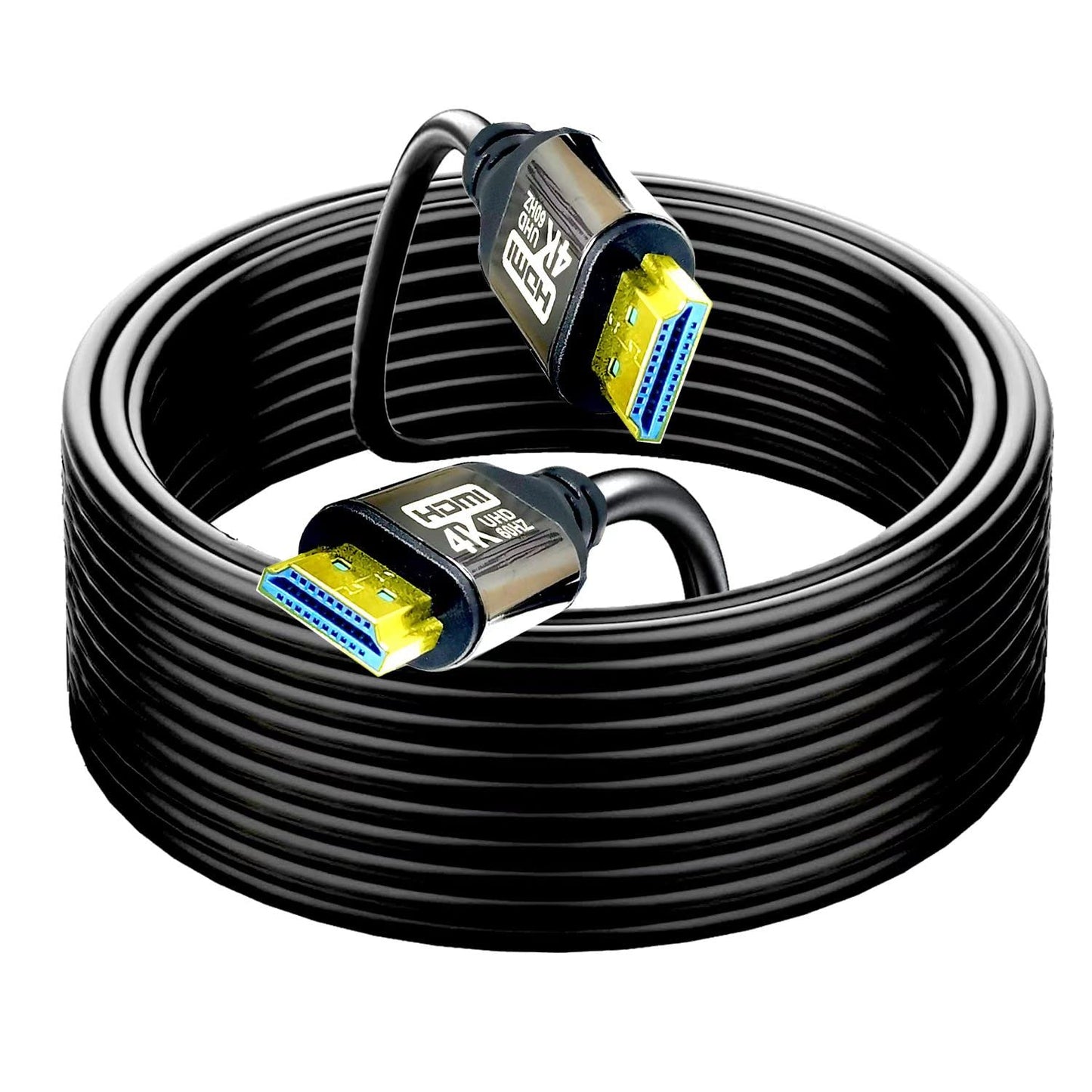 4K HDMI Cable 60ft 2.0 18Gbps,High Speed HDMI Cables 4K60 2K120 1080P eARC HDR HDCP 2.2 2.3 Compatible with Apple TV 4K Sony LG Samsung Xbox Series X