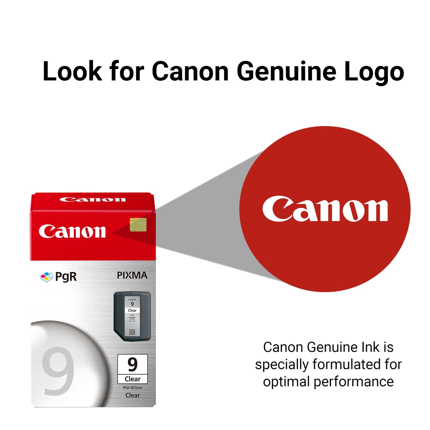 Canon PGI-9 Genuine Clear Ink Tank, Compatible with MX7600, and IX7000 Printers