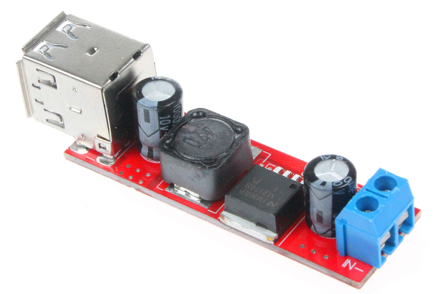 NOYITO 5V 3A Dual USB Power Supply Module DC12V 24V 6-35V Buck to 5V Adaptive Current Dual USB Output Charger Regulators