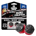 KontrolFreek Call of Duty: Black Ops Cold War Performance Thumbsticks for PlayStation 4 (PS4) and PlayStation 5 (PS5) | 2 High-Rise, Convex |