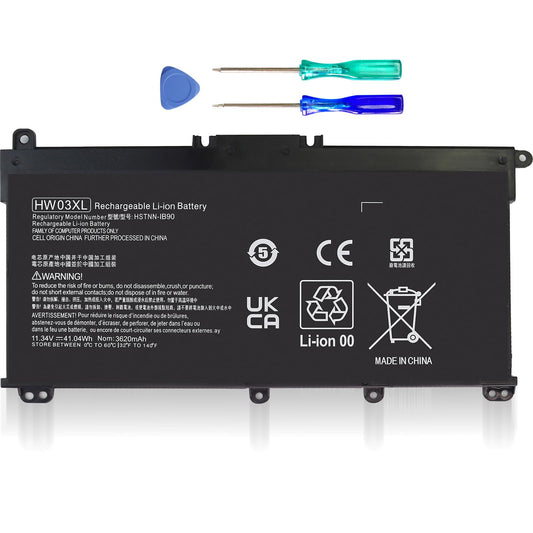 41.04Wh HW03XL L97300-005 Battery Replacement for HP Pavilion 15 15-EG 15-EH 17-CN 17-CP 15-eg0000 15-EG0073CL 15-EG0053CL 15t-eg100 15-eh1xxx