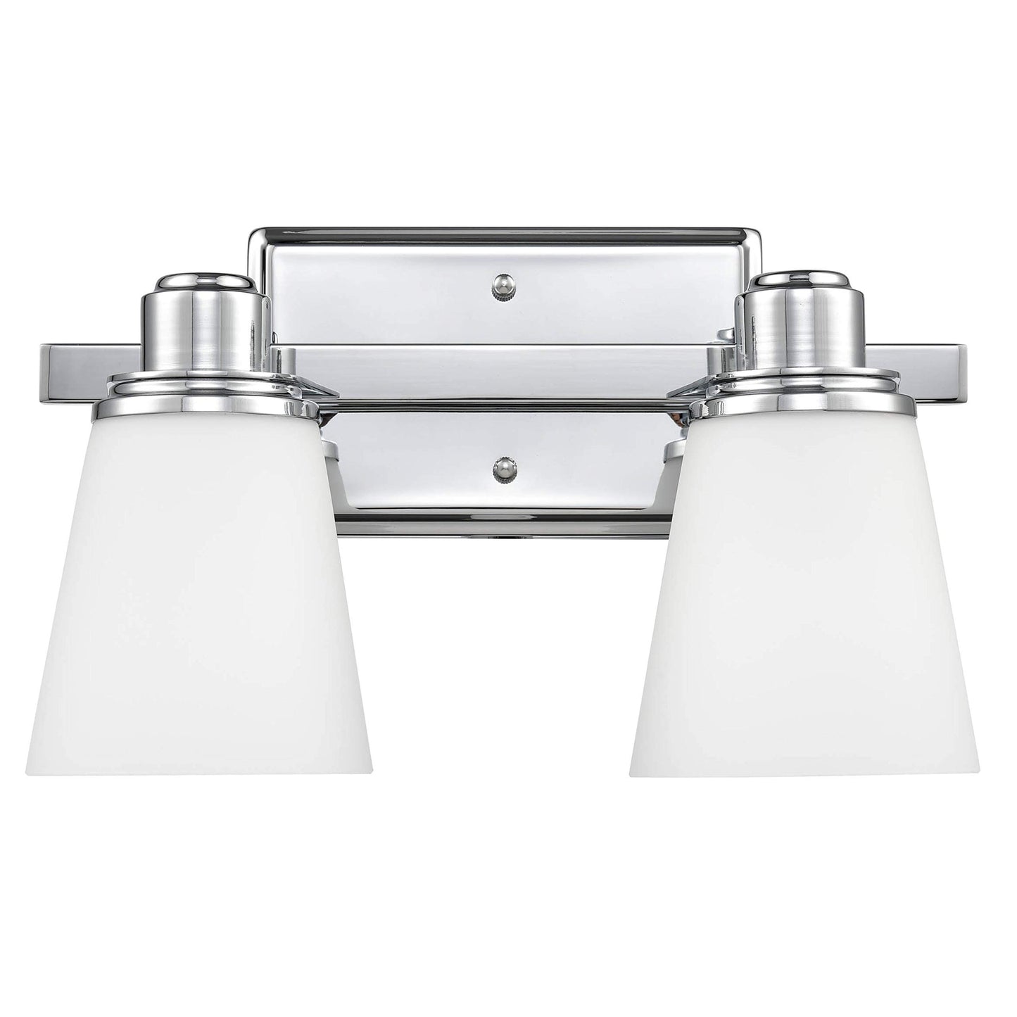 Linea di Liara Terracina Chrome Bathroom Light Fixtures Over Mirror 2-Light Bathroom Vanity Lights Fixture Wall Lighting Restroom Light Fixture