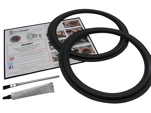 Standard 12 Inch Foam Speaker Repair Kit FSK-12F (Pair)