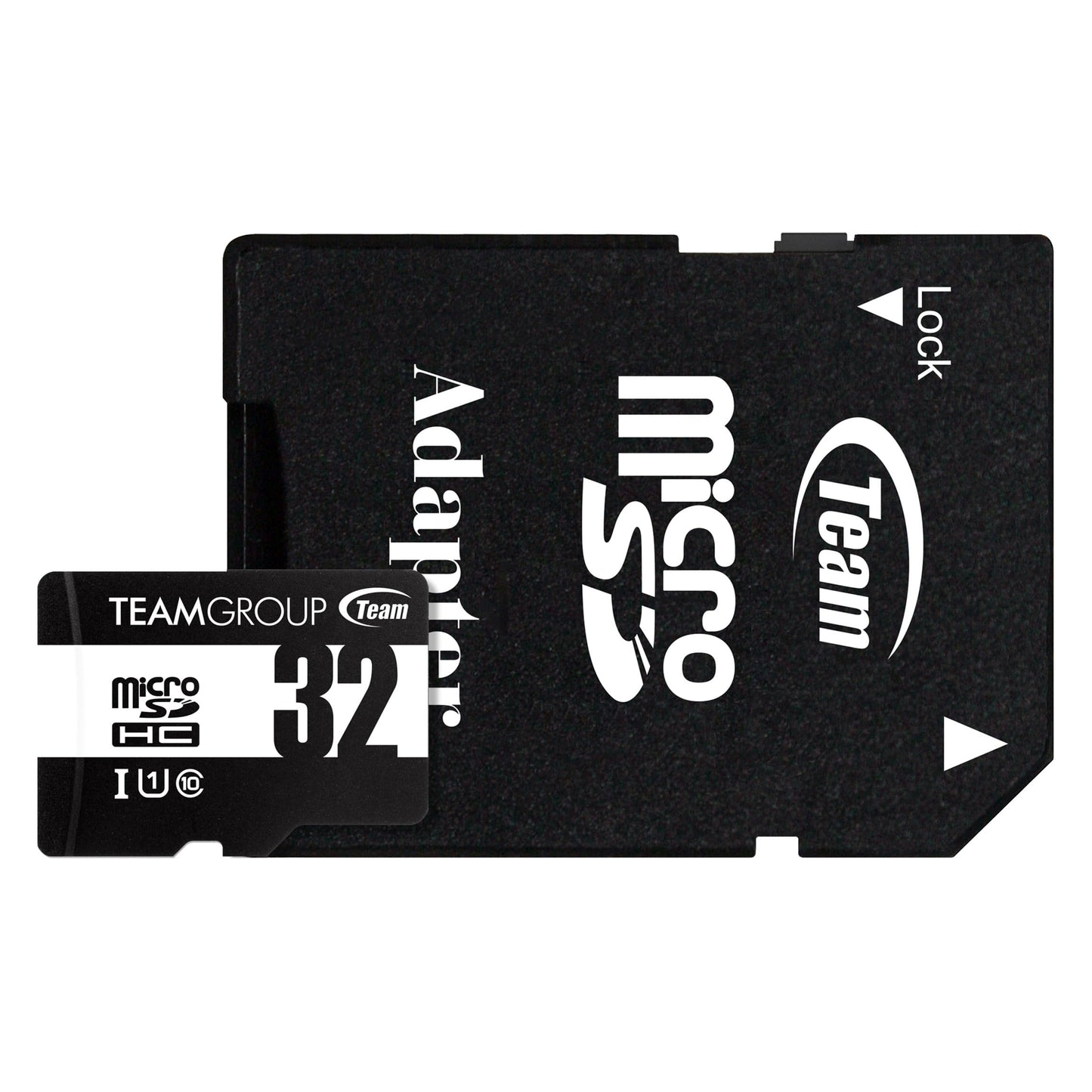 TEAMGROUP Micro 32GB 10 Pack UHS-I U1 Class 10 SDHC SDXC Read Speed up to 100MB/s High Speed Flash Meomry Card with Adapter for Camera, Surveillance
