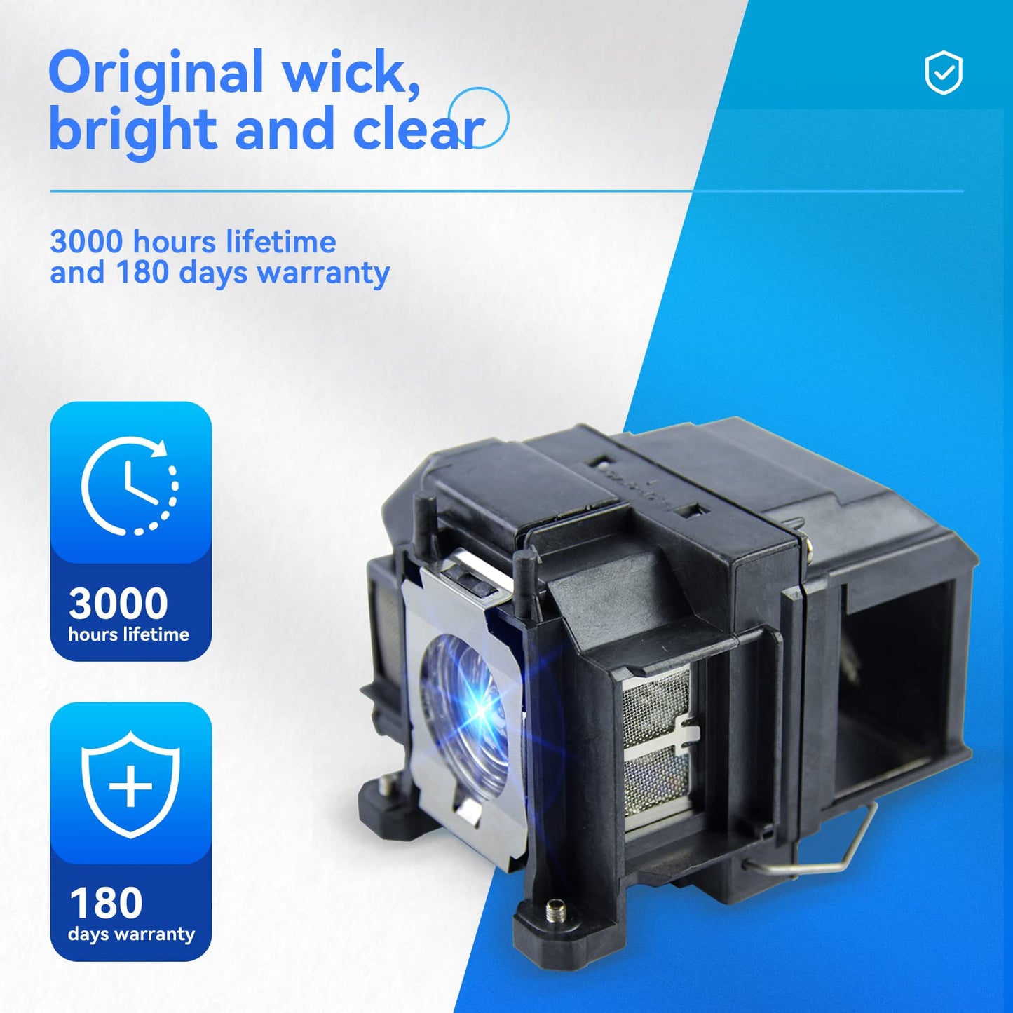 ZMSTLAMP for Epson ELPLP67 PowerLite Home Cinema 500 707 710HD 750HD 1221 1261W S11 X12 X15 W16 W16SK VS210 VS220 VS310 VS315W VS320 EX3210 EX3212