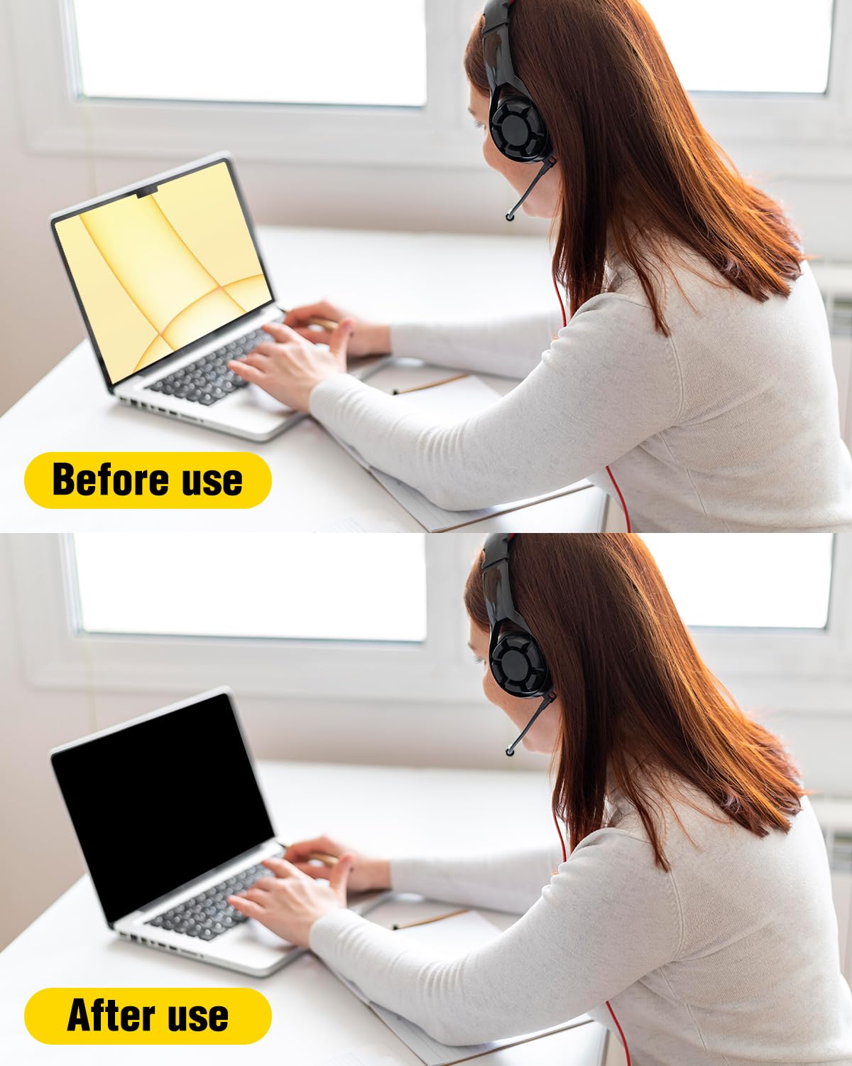 F FORITO Magnetic Privacy Screen Protector Compatible with MacBook Pro 13 inch (2016, 2017, 2018, 2019, 2020, 2021, 2022, M1, M2), Removable 360° Anti