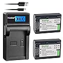 Kastar Battery (X2) & LCD USB Charger Replacement for Sony NP-FV50 NP-FV40 NP-FV30 CX220 CX230 CX290 CX330 CX380 CX430V CX900 PJ200 PJ230 PJ340 PJ380