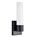 Linea di Liara Matte Black Wall Sconce Lighting Perpetua Bathroom Sconce Light Vanity Glass Tube Wall Sconce Up Light Modern Farmhouse Bedroom