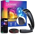 FFJ TV Lights that Change with TV, 11.5ft RGB Immersive LED Strip Backlight with 32-50 Inch Screen, Smart App Control, Music Sync, for Home Decoration