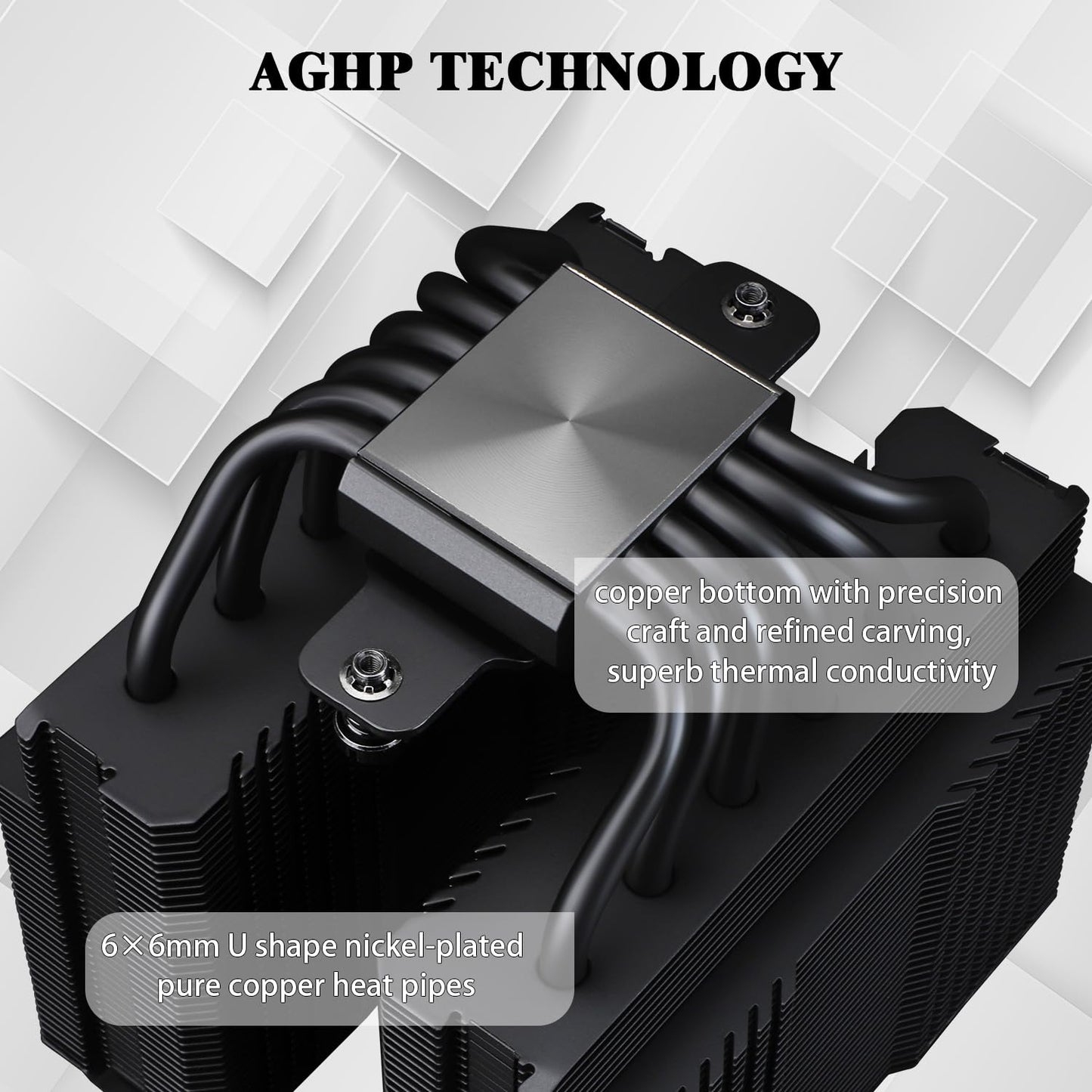 Thermalright Peerless Assassin 120 Mini Black CPU Air Cooler, 6 Heat Pipes,120mm CPU Fan, 135mm High,1500RPM±10%, Double Tower Coolers, for AM4