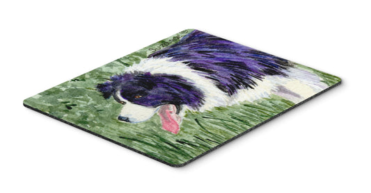 Caroline's Treasures SS8843MP Border Collie Mouse Pad, Hot Pad or Trivet for Home Office Gaming Working Computers Laptop Mouse Mat,Washable Large