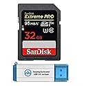 SanDisk 32GB Extreme Pro SDHC Class 10 UHS-I High Speed Memory Card for Sony a1 & Sony Alpha Series Cameras (SDSDXXG-032G-GN4IN) Bundle with (1)