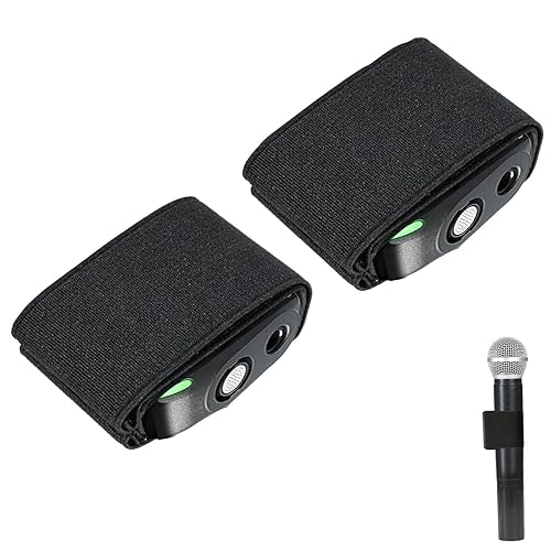 MOTAIN Hand Microphone Elastic Sleeve Compatible with DJI Mic Wireless Recorders,Ideal Accessory For Wedding Photographers(2 Pack)