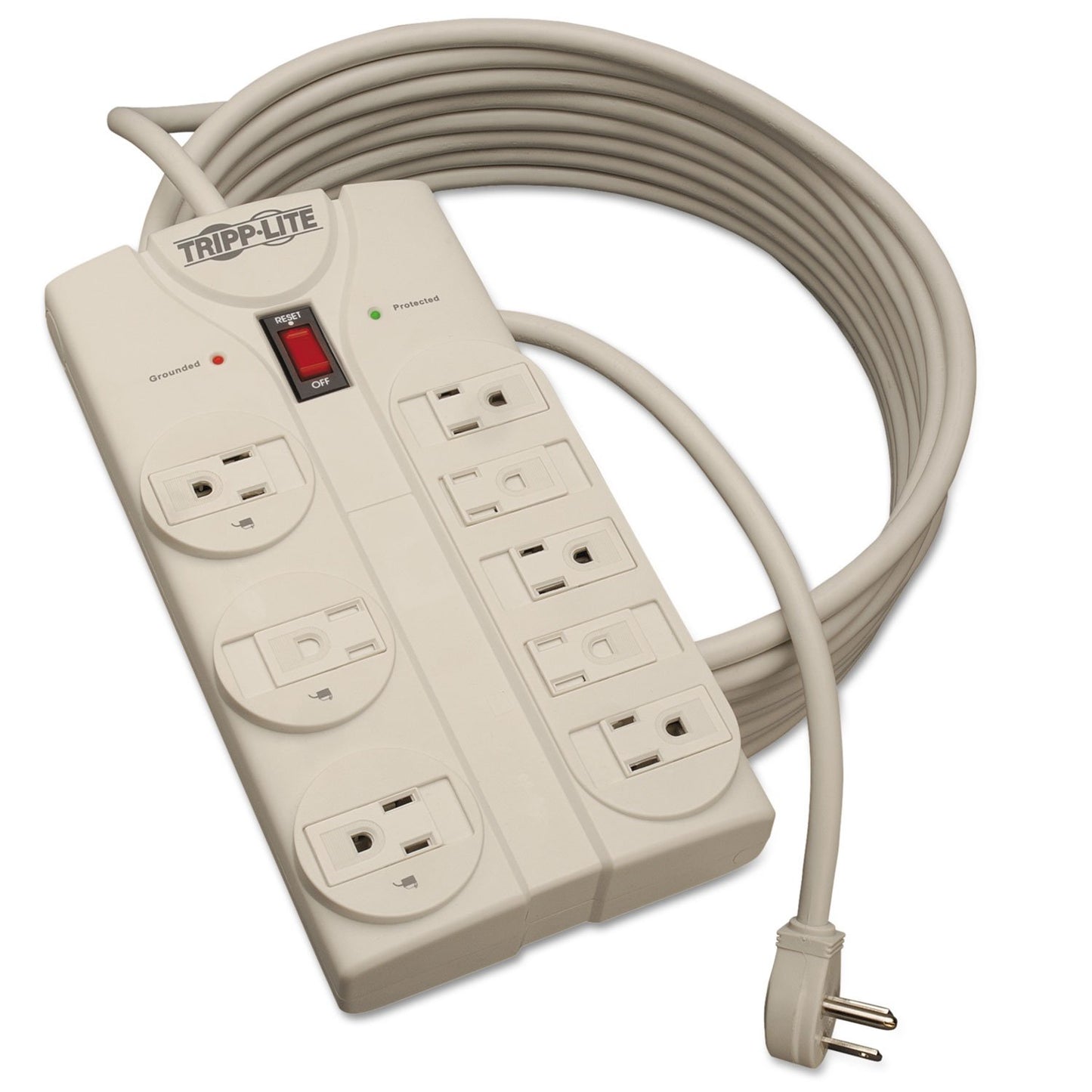 Tripp-Lite TLP825 TRIPP-LITE, Surge Protector, 8 Outlet, 25 Foot Cord, Rated for 1440 Joules, Built in 15 Amp Power Switch
