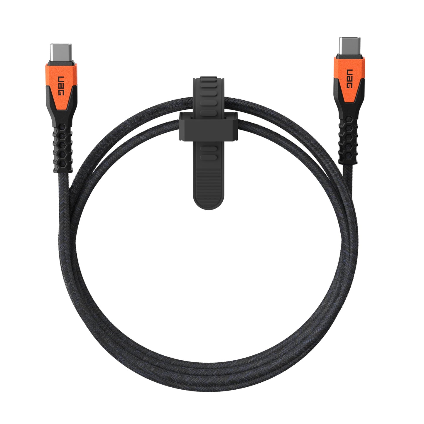 URBAN ARMOR GEAR UAG Rugged Kelvar Core USB-C to USB-C Cable 5ft/1.5m 60W Power Delivery PD Reinforced Fast Charging Cable for iPhone 17, MacBook