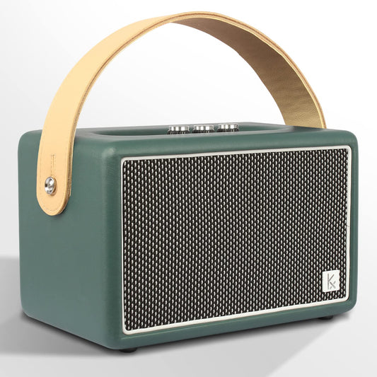 KONEX Bluetooth Speaker, Vintage Bluetooth Speaker, Portable Bluetooth Speaker, Equipped with Bluetooth 5.1, Home Bluetooth Speaker, 20H Long