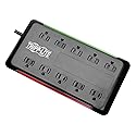 Tripp Lite 10-Outlet Surge Protector Power Strip 6ft Cord 2880 Joules Black $100K Insurance (TLP1006B)