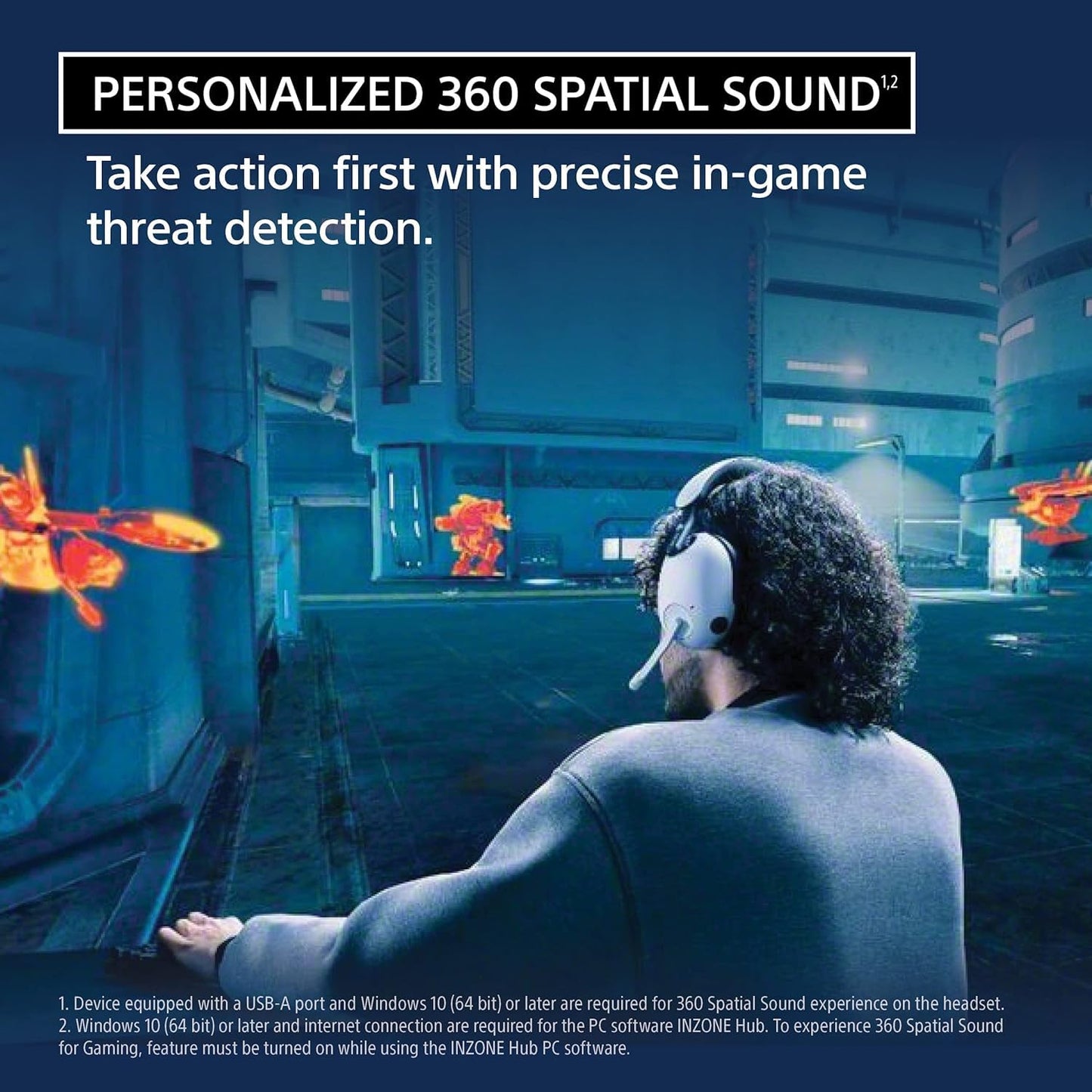 Sony INZONE H9 Gaming Headset, Wireless Noise Canceling Bluetooth Headset with Microphone, 360 Spatial Sound, for PC and PS5 (WH-G900N) Bundle…